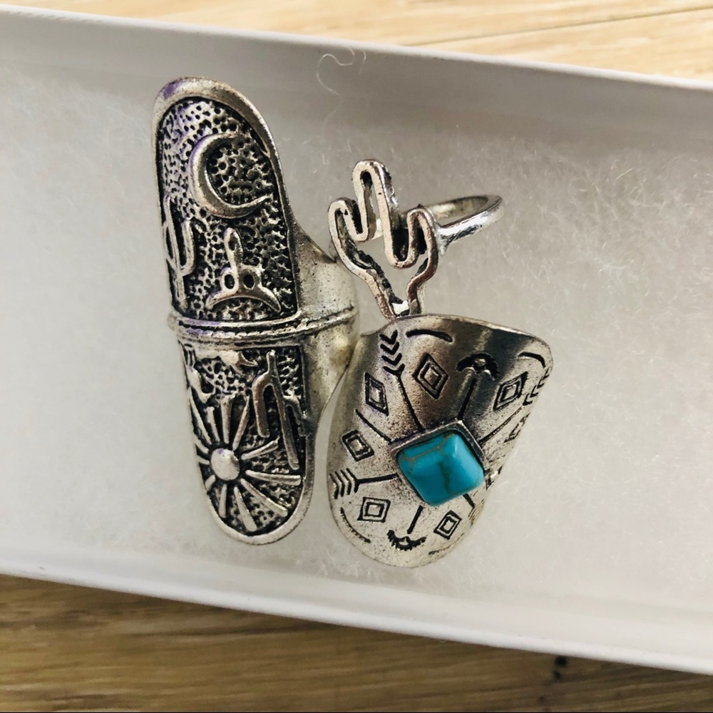 Cute Silver Ring Collection women’s size 8